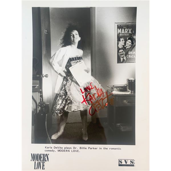 Karla DeVito signed photo