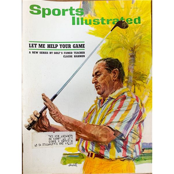 Sports Illustrated Magazine 1964 Claude Harmon Issue