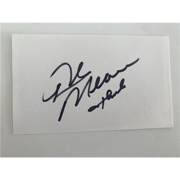 Indy Car Racer Rick Mears original signature