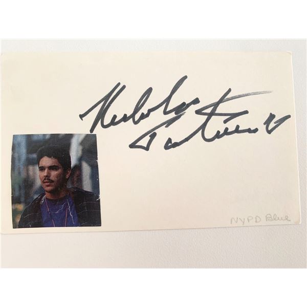 Actor Nicholas Turturro original signature