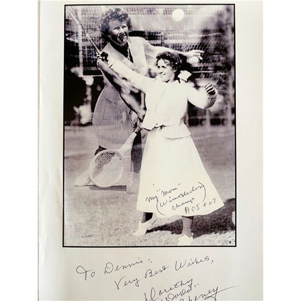 Dorothy Cheney Signed Photo