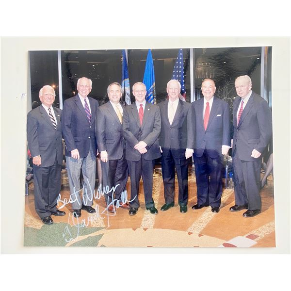 Gov. of Oklahoma David Hall signed photo