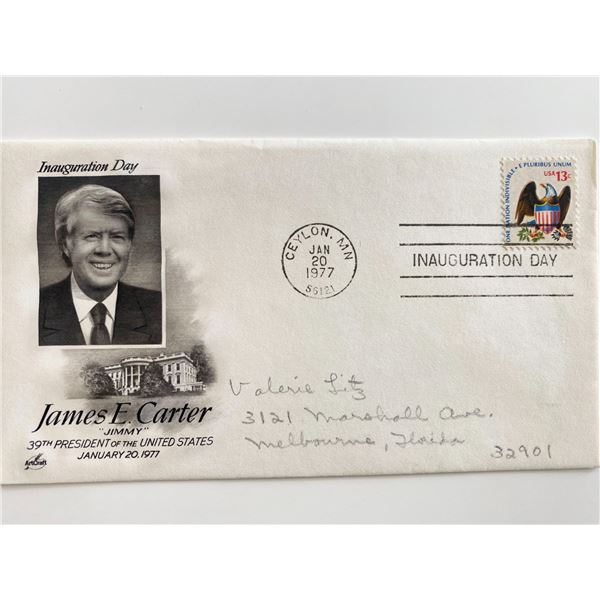 Jimmy Carter Inauguration Day Cover