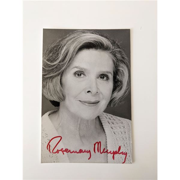 Rosemary Murphy signed photo