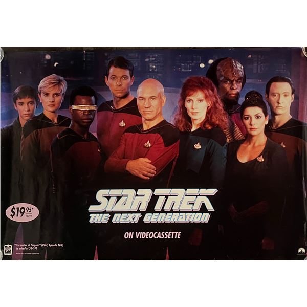 Star Trek The Next Generation on Video Cassette original movie poster
