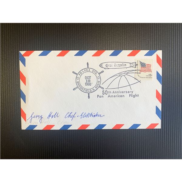 Georg Holl signed first day cover