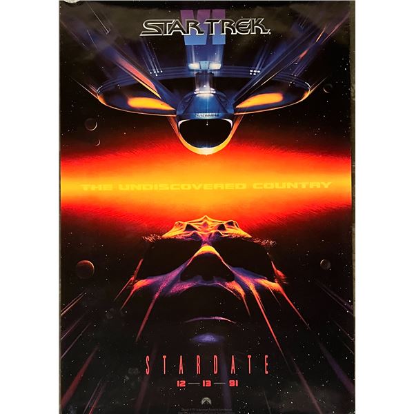 Star Trek VI The Undiscovered Country original movie poster