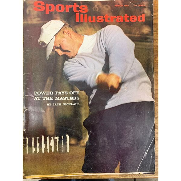Sports Illustrated Magazine 1964 Jack Nicklaus Issue