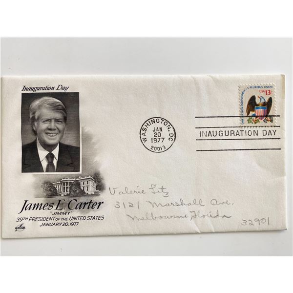 Jimmy Carter Inauguration Day Cover
