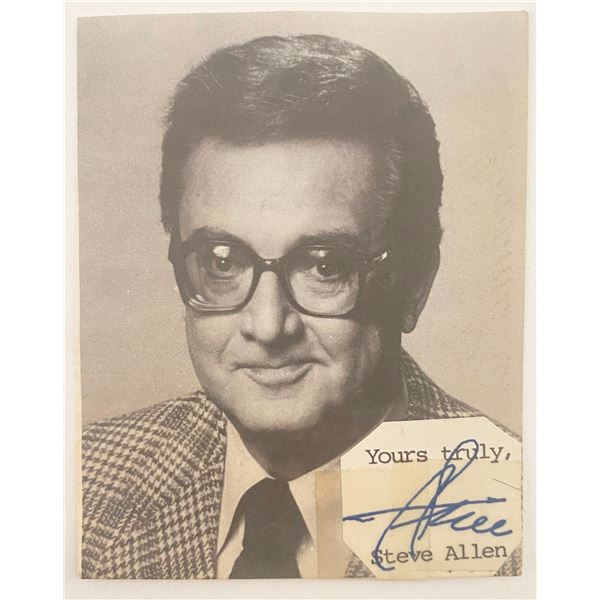 Steve Allen signed photo