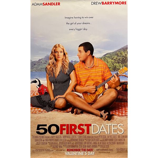 50 First Dates 2004 original movie poster