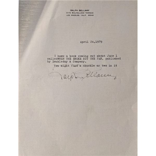 Percy Cullum signed first day cover