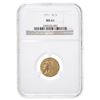 Image 1 : 1911, $2.50 Gold Indian Head Quarter Eagle, NGC MS61,