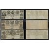 Image 1 : Group of (3) Franklin, OH- Franklin Silk Company $1; $5; $10 18__ Remainder Obsolete Bank Notes,