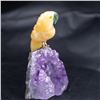 Image 3 : Natural Stone Handcarved Quartz Bird