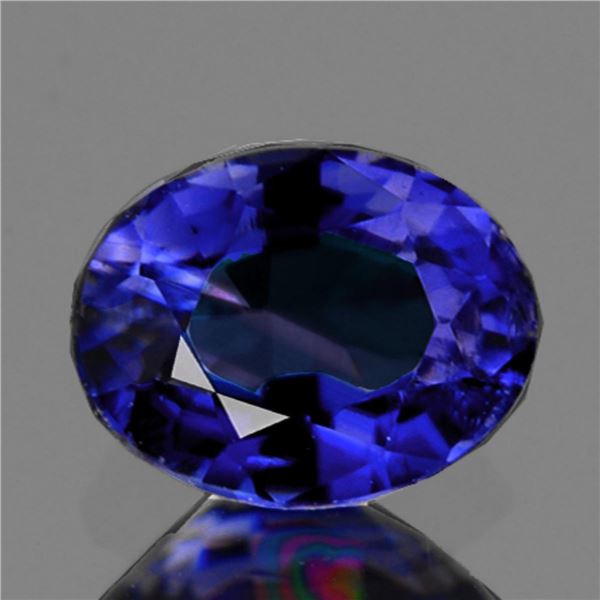 Natural Rare Blue Benitoite 5x4 MM {Flawless-VVS}