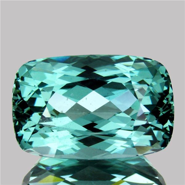Natural Cushion Lagoon Blue Tourmaline {Flawless-VVS}