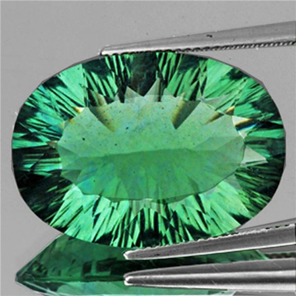 Natural Green Fluorite 44 Cts  {Flawless-VVS}