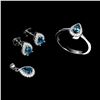 Image 1 : Natural London Blue Topaz Set