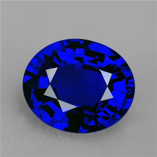 Natural Oval Royal Blue Sapphire [VVS]