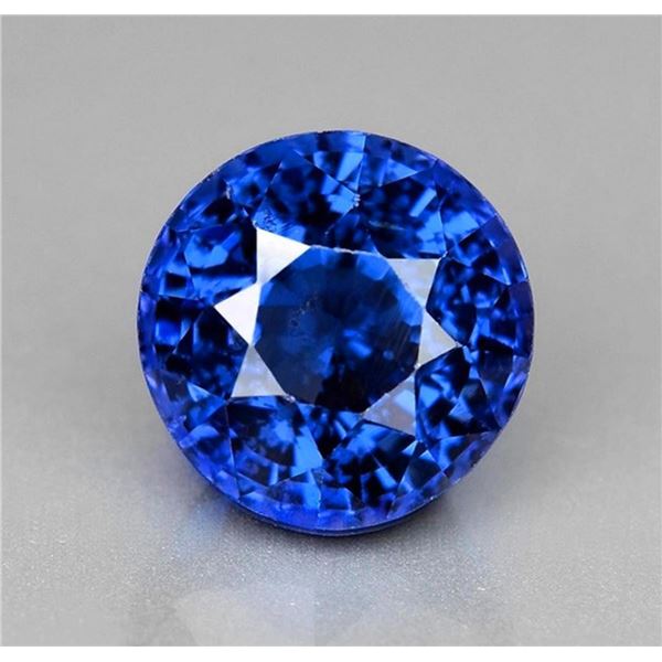Natural Round Blue Sapphire [Flawless-VVS]