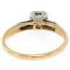 Image 6 : Vintage 14k Two Tone Gold G VS2 European Cut Diamond Solitaire Engagement Ring