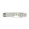 Image 4 : FANCY Antique Art Deco Platinum 6.03 ctw Diamond & Black Onyx 10.9mm Line Bracel