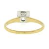 Image 7 : Vintage 14k TT Gold 0.56 ctw Old European Prong Diamond Solitaire Engagement Rin