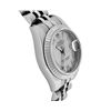Image 3 : Rolex Ladies Quickset Silver Roman White Gold Bezel With Hidden Clasp Jubilee Ba