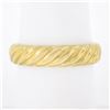 Image 1 : David Yurman 18K Yellow Gold 5mm Polished Braided Cable Stackable Band Ring
