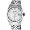 Image 1 : Rolex Stainless Steel 36MM White Diamond Datejust Wristwatch