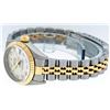 Image 8 : Rolex Ladies Two Tone 18K Quickset Sapphire Silver Diamond Datejust Wristwatch