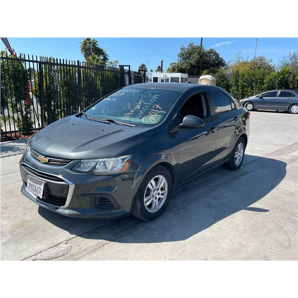 CHEV SONIC 2017 T-DONATION