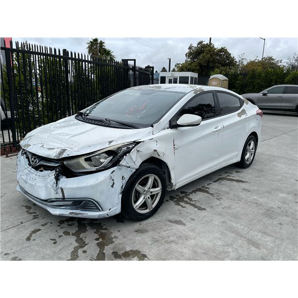 HYUN ELANTRA 2016 SALV T/DONATION