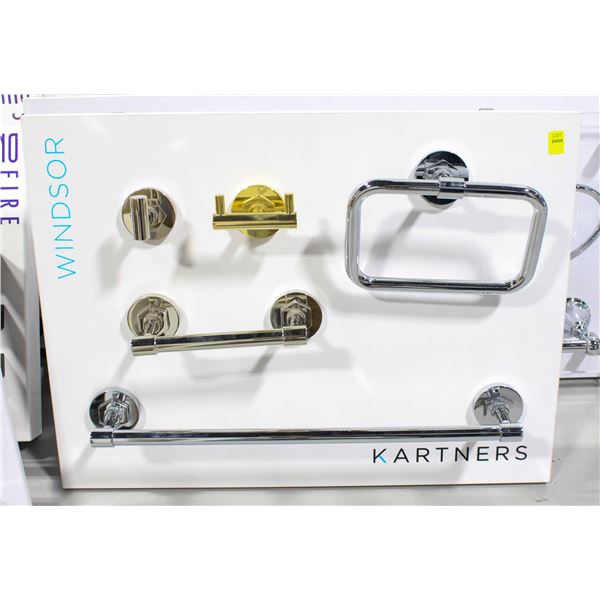 DISPLAY BOARD OF MATCHING WINDSOR BATHROOM