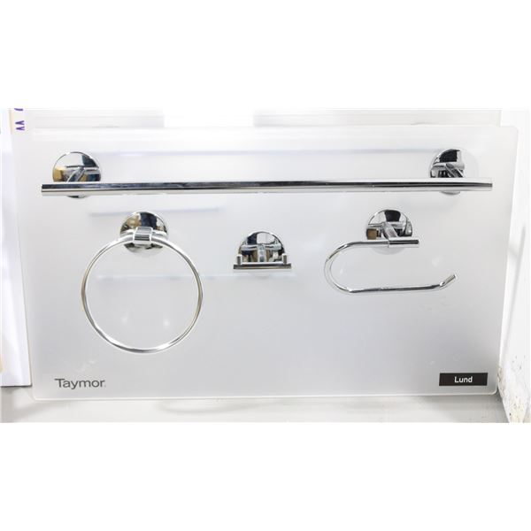 DISPLAY BOARD OF MATCHING TAYMOR LUND BATHROOM