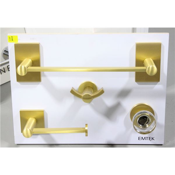DISPLAY BOARD OF MATCHING EMTEK BATHROOM
