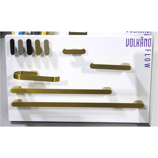 DISPLAY BOARD OF MATCHING VOLKANO FLOW BATHROOM