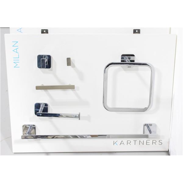 DISPLAY BOARD OF MATCHING MILAN BATHROOM