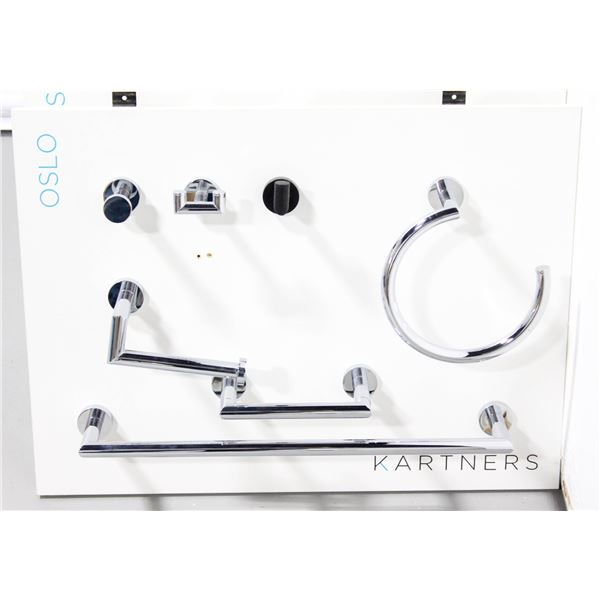 DISPLAY BOARD OF MATCHING OSLO BATHROOM