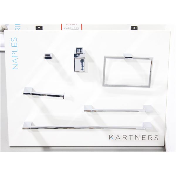 DISPLAY BOARD OF MATCHING NAPLES BATHROOM