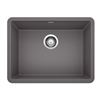 Image 3 : NEW W/ DRAIN BLANCO PRECIS SILGRANIT 24" SINGLE BOWL