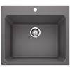 Image 4 : NEW W/ DRAIN BLANCO LIVEN SILGRANIT 25" UNDERMOUNT LAUNDRY