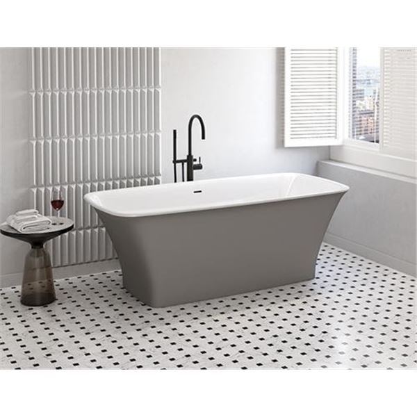 DISPLAY FLEURCO ARIA STONE LYS FREESTANDING TUB