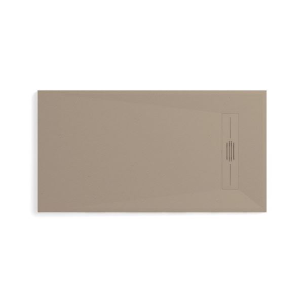 FIORA SHOWER BASE LINEA SLATE 60" X 30" WHITE