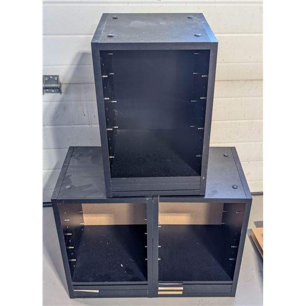 LOT OF 3 VERTICAL HUTCH ORGANIZERS