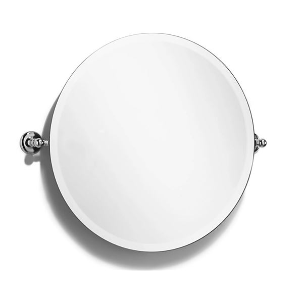 SAMUEL HEATH LARGE ROUND SWIVEL MIRROR 26"