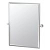 Image 1 : 28" X 21" TAVERN OVAL FRAME MIRROR POLISHED NICKLE