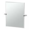 Image 1 : NEW GATCO BLEU 24" H FRAMELESS RECTANGLE MIRROR