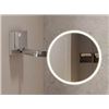Image 1 : FLEURCO WALLMOUNT LED 5X HARD WIRED ROUND MIRROR